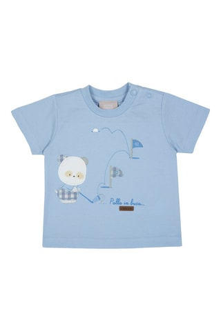 T-shirt Hemelsblauw