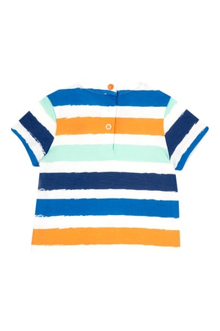 T-shirt - Wit en Blauw