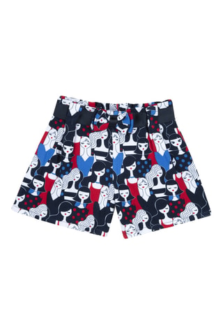 Short Wit en Marineblauw