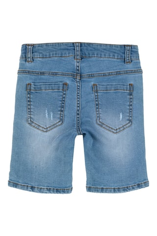 Spijkershort Blauw