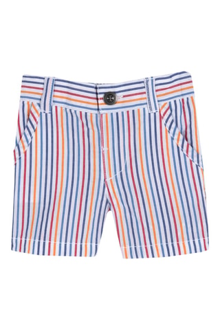 Short Blanc et bleu