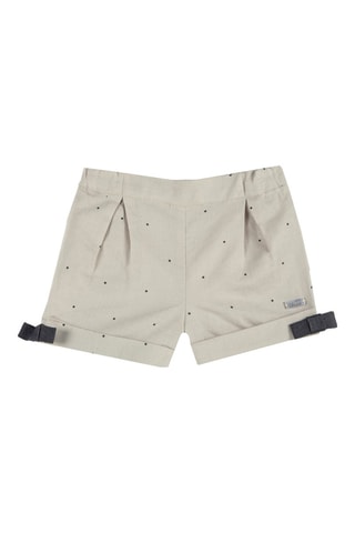 Linnen Short- Beige