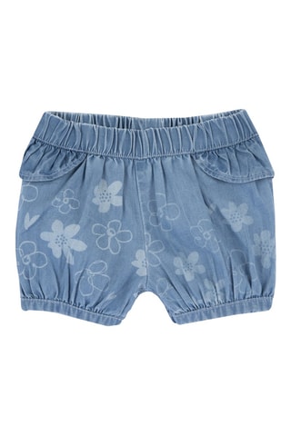 Spijkershort Blauw