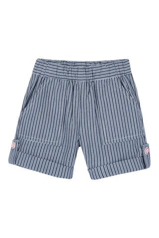 Short rayé - Bleu marine et blanc
