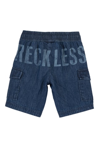 Jeansbermuda Blauw