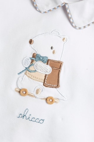 T-shirt en Short - Wit en Lichtblauw