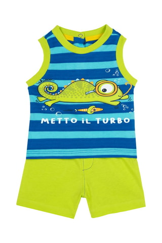 Hemd en Short - Olijfgroen