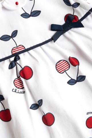 Jurk en Bloomer - Wit en Rood