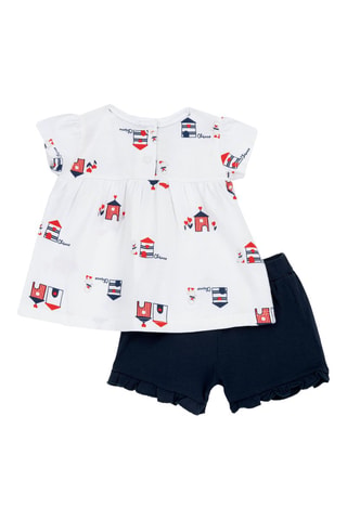 T-shirt en Short - Donkerblauw