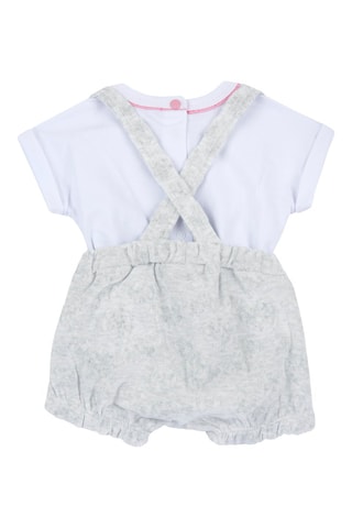 T-shirt en Short - Lichtgrijs