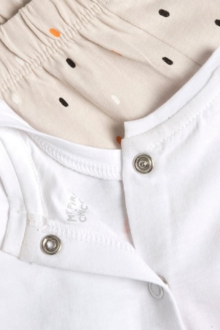 T-shirt en Short - Beige
