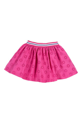 Rok met Engelse borduursels. Roze