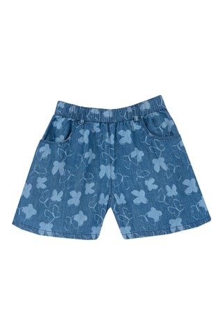 Short - Denimblauw 