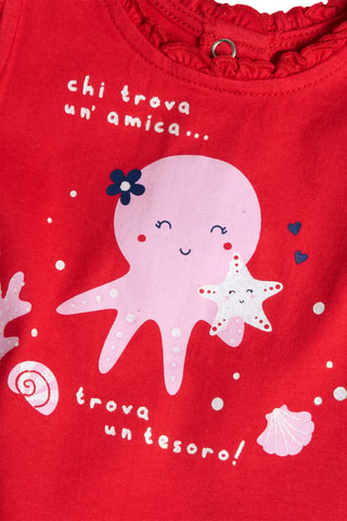 Hemd en Short - Rood en Wit