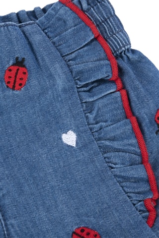 Short - Denimblauw