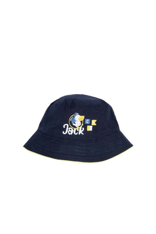 Dubbelzijdig Bobhoedje - Blauw