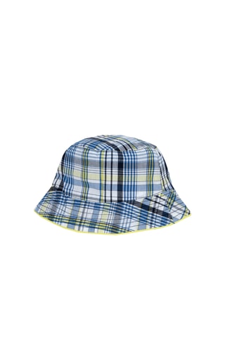 Dubbelzijdig Bobhoedje - Blauw