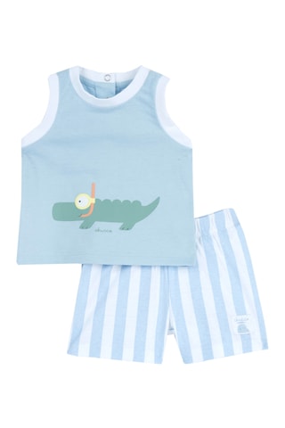 Hemd en Short - lichtblauw