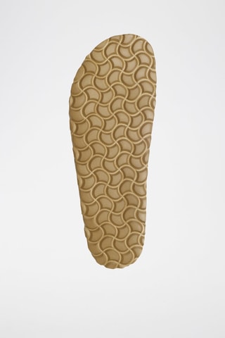 Sabot in pelle scamosciata - 
Beige