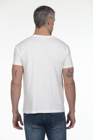2 T-shirts regular - Wit en lichtgeel