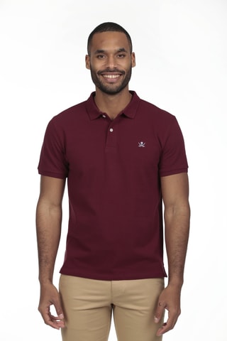 Polo regular - Bordeaux
