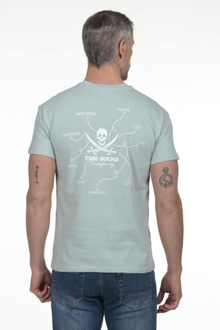 T-shirt regular - Azul-claro