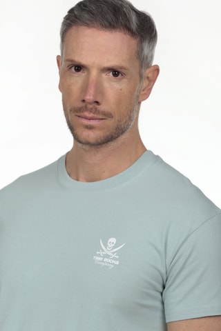 T-shirt regular - Azul-claro