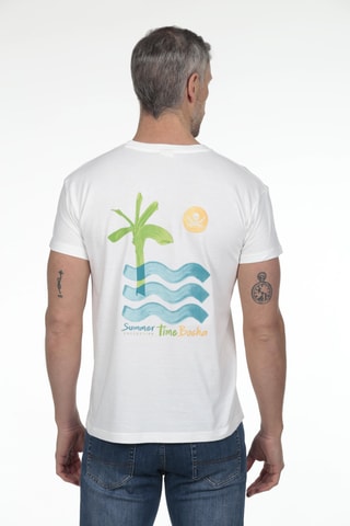 T-shirt regular - Branco