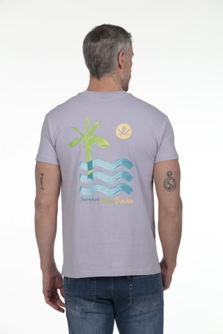T-shirt regular - Cinzento