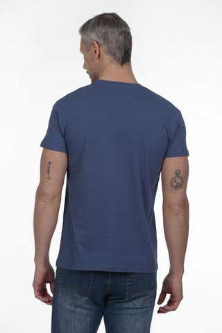 T-shirt regular - Azul-escuro