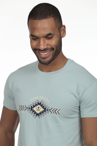 T-shirt regular - Azul-claro