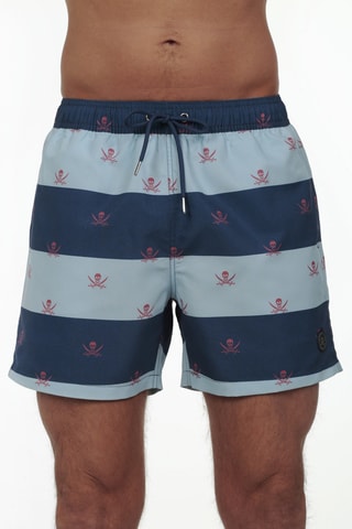 2 shorts de bain regular - Bleu clair et bleu marine