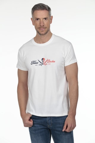 T-shirt regular - Branco