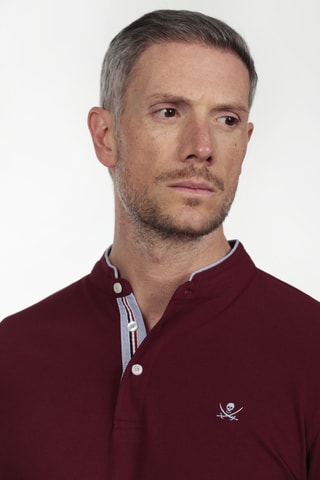 Polo regular - Bordeaux