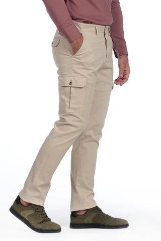 Pantaloni cargo - Beige