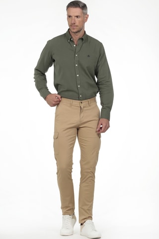 Pantaloni cargo - Cammello