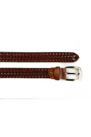 Cintura in pelle - Cammello