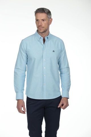 Camicia regular - Turchese