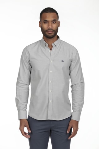 Camicia regular - Grigio