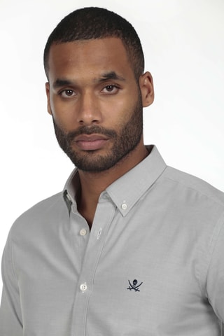 Camicia regular - Grigio