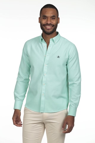 Camicia regular - Verde