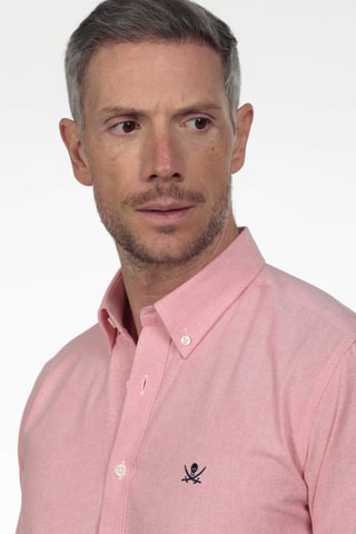 Camicia regular - Corallo