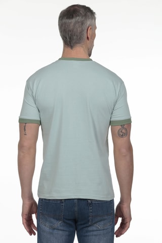 2 T-shirts regular - Blauw en grijs