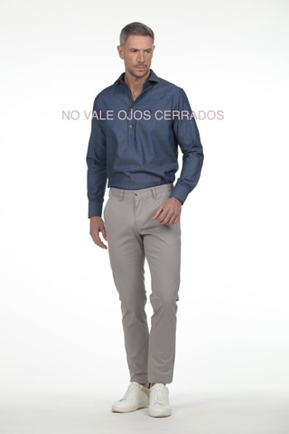 Pantaloni chino - Grigio