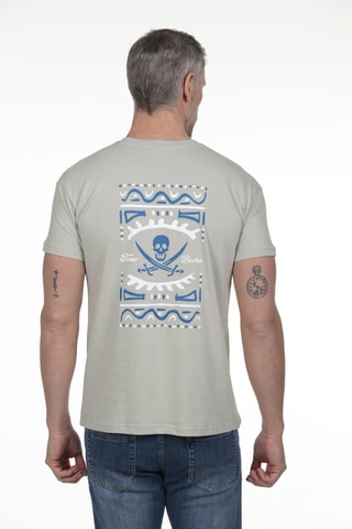 T-shirt regular - Cinzento