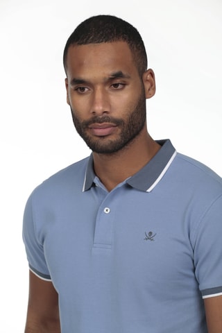 Polo regular - Azzurro