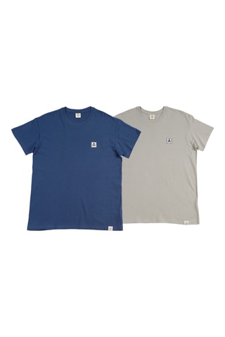 2 T-shirts regular - Grijs