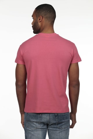 2 T-shirts regular - Marineblauw en koraalrood