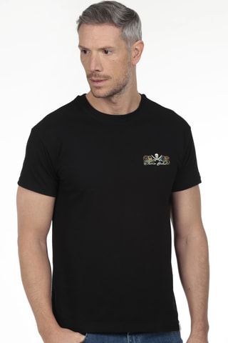 2 T-shirts regular - Zwart