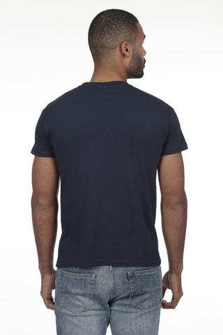 2 T-shirts regular - Marineblauw en grijs